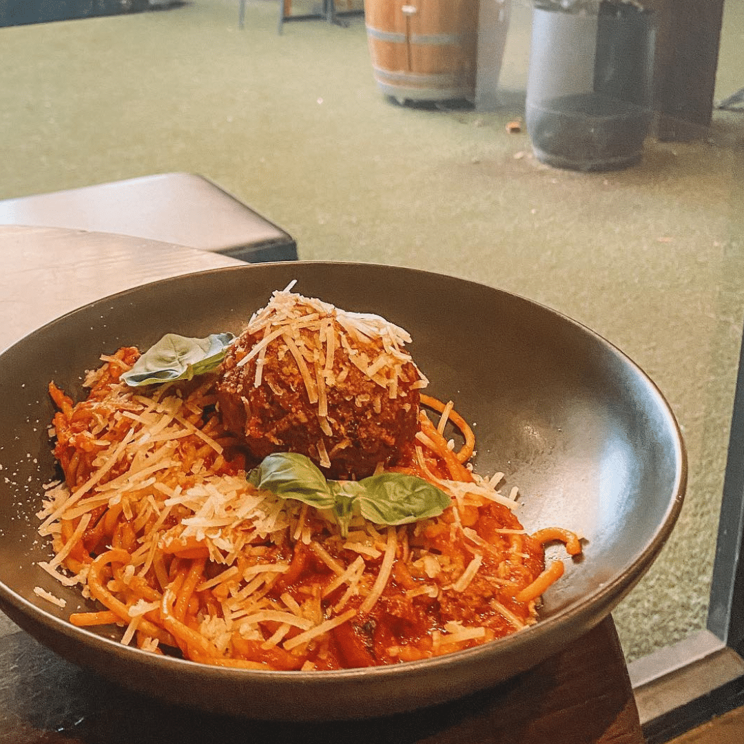 Giant Meatball Spaghetti